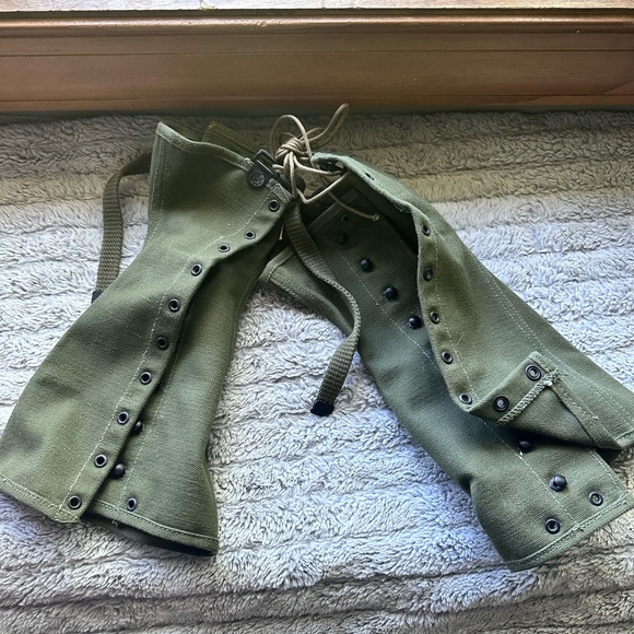 US WW2 M1938 Leggings Dismounted Canvas Size 2R - Picture 1 of 4
